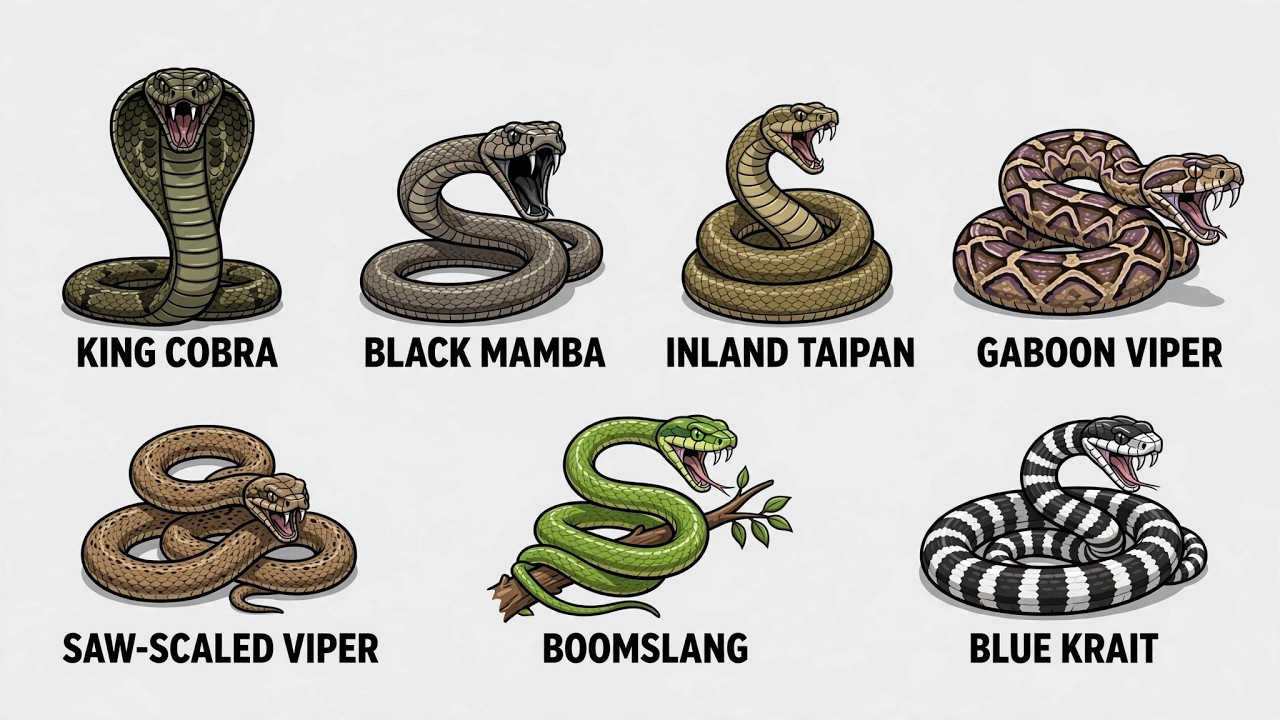 Deadly Snake Venom Mechanisms and Survival Strategies