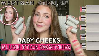 Westman Atelier Baby Cheeks Blush | 5 Shade Swatches + Try On