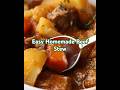 Easy Homemade Beef Stew