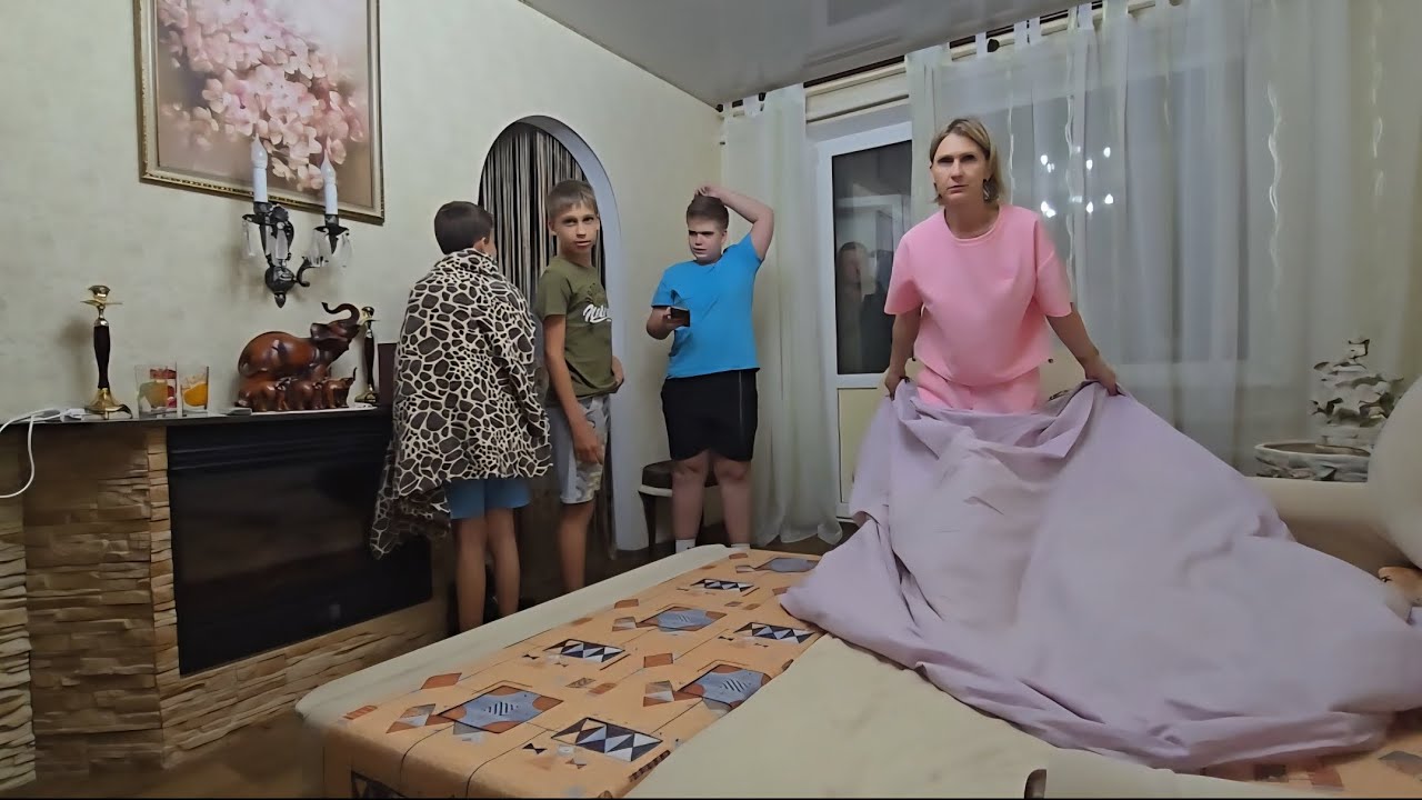 Красный луч. Домой не пошли. Заночевали в гостях