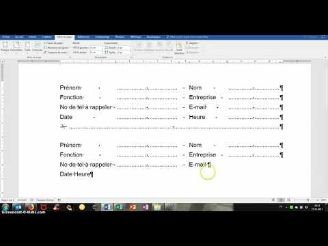 Tabs with Leader Dots
