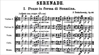 Tchaikovsky  Serenade for Strings Op. 48 (Score)