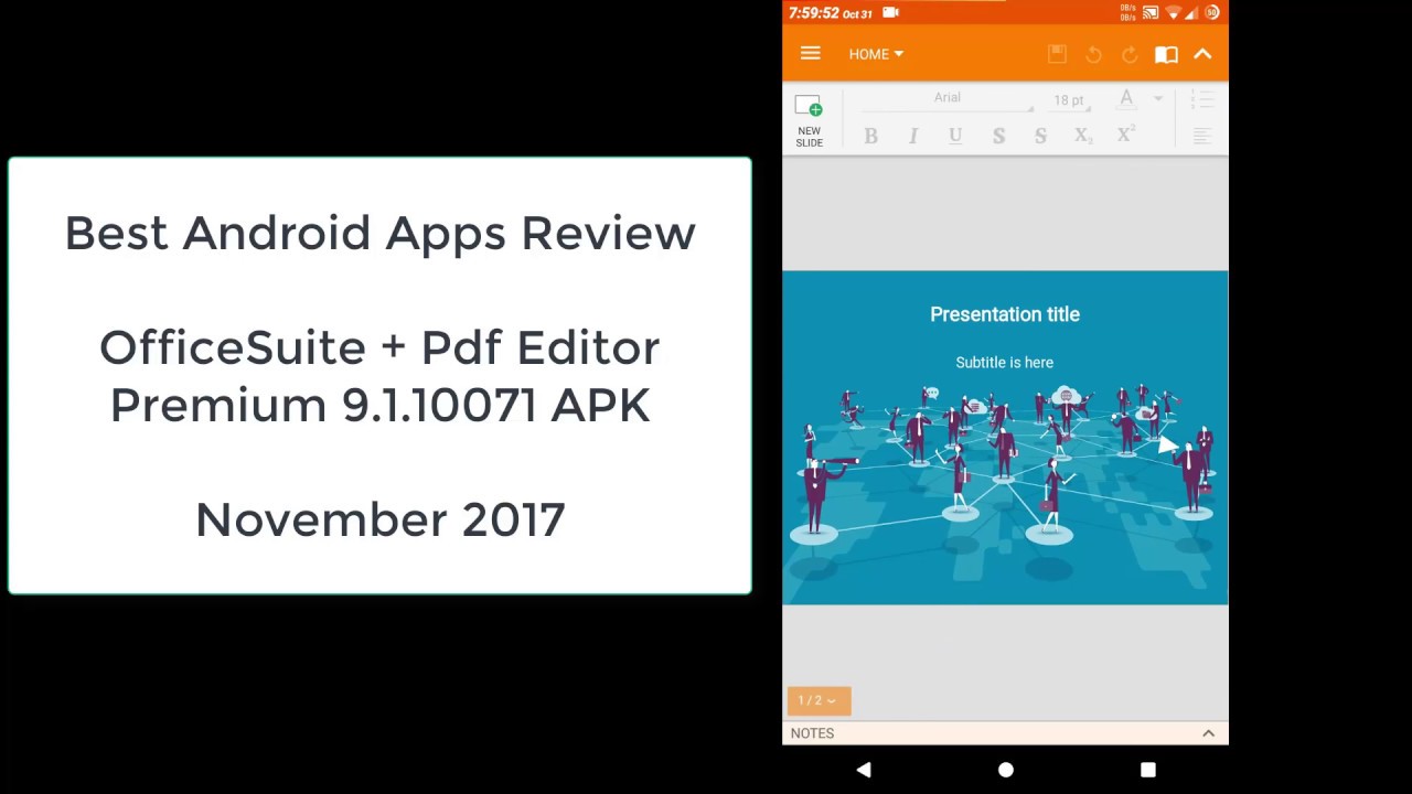 Review Apps Of The Weeks, OfficeSuite PDF Editor Premium 9.1.10071