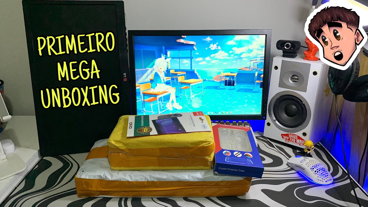 Meu Primeiro Mega Unboxing Para meu Setup - YouTube