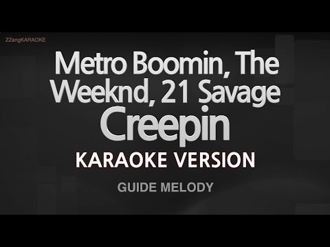 Metro <strong>Boomin</strong>, The Weeknd, 21 Savage-Creepin (Melody) (Karaoke Version)
