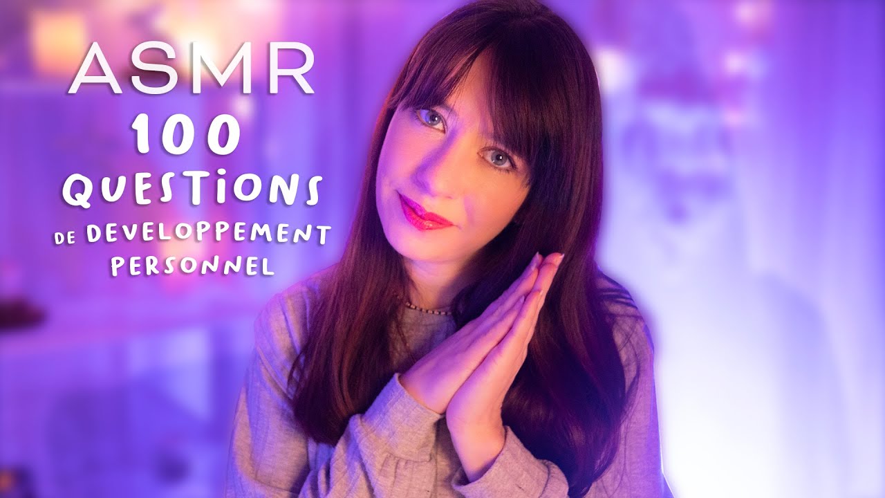 ASMR FR | Roleplay 🌸 Psychologue - 100 questions de développement personnel (+ son clavier)