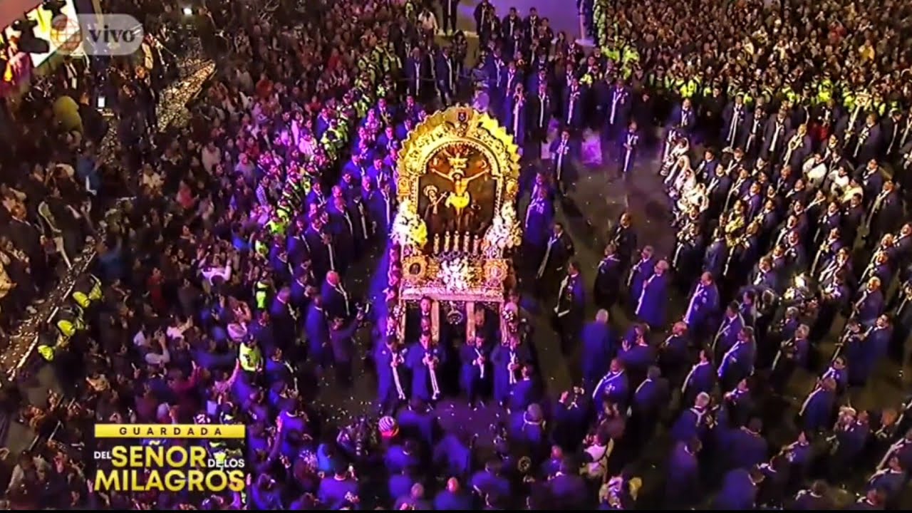 GUARDADA DEL SEÑOR DE LOS MILAGROS DE LAS NAZARENAS OCTUBRE 2025 - CUADRILLA 17