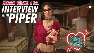 Fallout 4 - Interview with Piper After Finding Out The Fate Of Shaun and Truth about the Institute