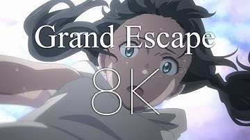 [8K Anime Project] Weathering With You - Full Movie MV - Grand Escape (RADWIMPS feat. Toko Miura)