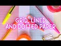 HOW TO MAKE LINED, GRAPH and DOTTED PAPER 🦋 CREATE YOUR OWN PRINTABLE STATIONERY with GOOGLE DOCS