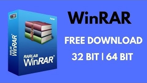 Free WinRaR Download 32 BIT |64 BIT FOR WINDOWS 10&8 latest version