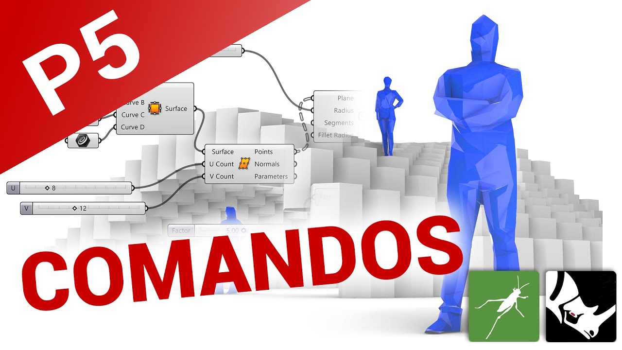 Tutorial Grasshopper 3D desde 0 | Guía Completa - Comandos | Parte 5 ...