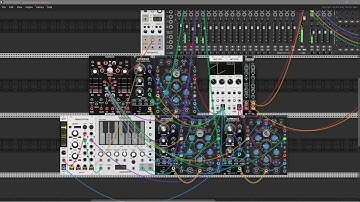 Simple generative patch in VCV Rack 2