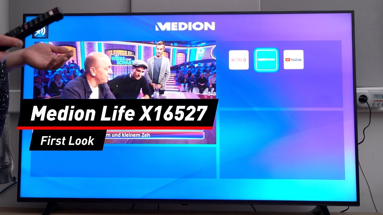 Medion Life X16527 4KFernseher bei Aldi Süd YouTube