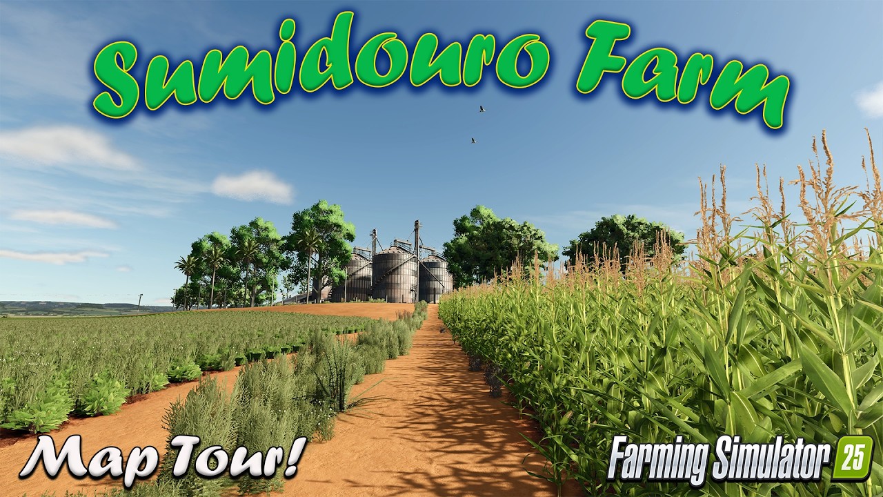 SUMIDOURO FARM?! NEW MOD MAP! (TOUR/REVIEW!) Farming Simulator 25