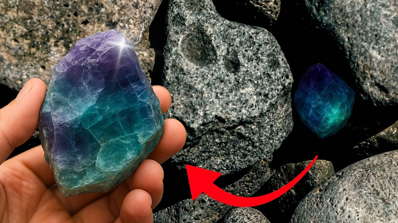 Камень, который светится в темноте и указывает на месторождения ценных драгоценных камней!