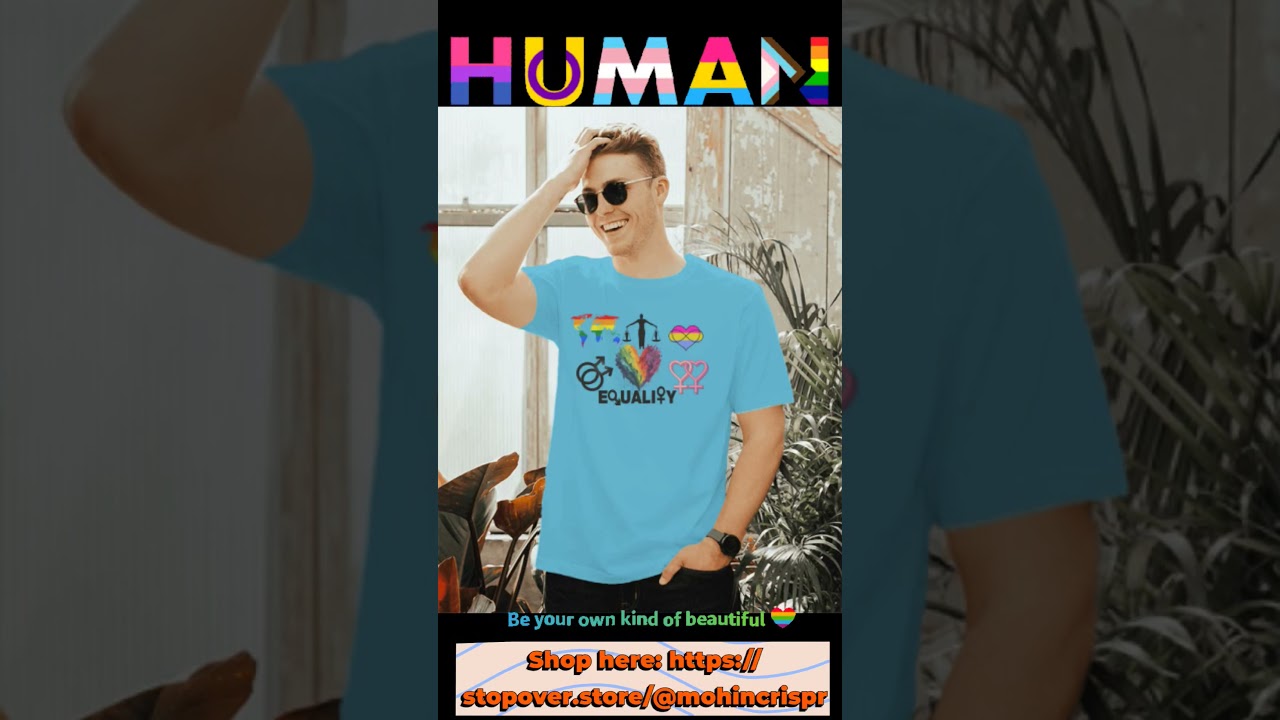 LGBTQ+ Pride tees: Inclusion and equality!