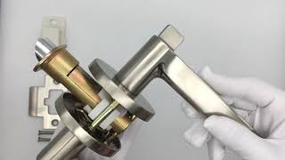 Zinc Alloy Grade 2 Commercial Duty Classroom Function Keyed Lever Door Lock