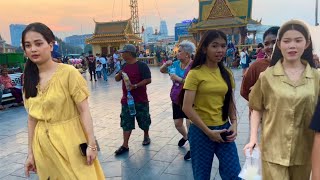 Cambodia tour 2024 ! Walking tour in Phnom Penh - Daily life of Khmer People