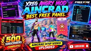 XREG ANGRY MOD KERNEL 🔥 AINCRAD BEST FREE PANEL | 500 SUBSCRIBERS COMPLETE 🎉 | Setup Video