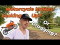 Motorcycle brakes locking up or dragging? Solutions.