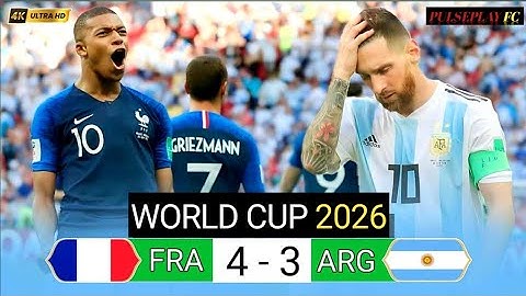 ARGENTINA VS FRANCE WORLD CUP 2026//Argentina vs France match highlights 2026