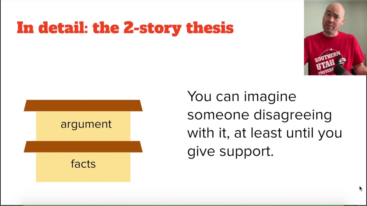 three story thesis definition