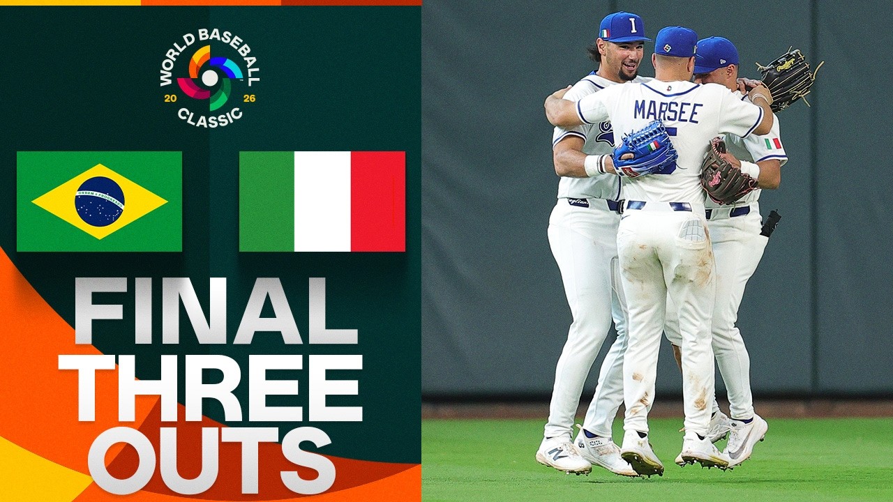 FINAL 3 OUTS: Team Italy SHUTS THE DOOR for the win! 🇮🇹 | 2026 World Baseball Classic