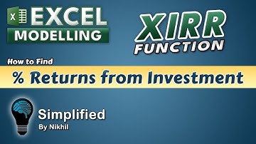 How to calculate the returns on your investments? (using XIRR function)