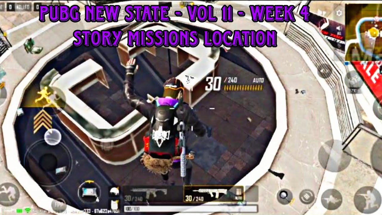 Pubg New State - Vol 11 - WEEK 4 STORY MISSIONS LOCATION