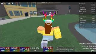 How to find the code for the lab in roblox shouting simulator