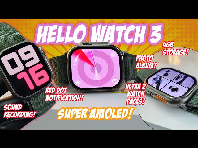 Hello Watch 3 Fully Upgraded Review and Unboxing, Hello Watch 3