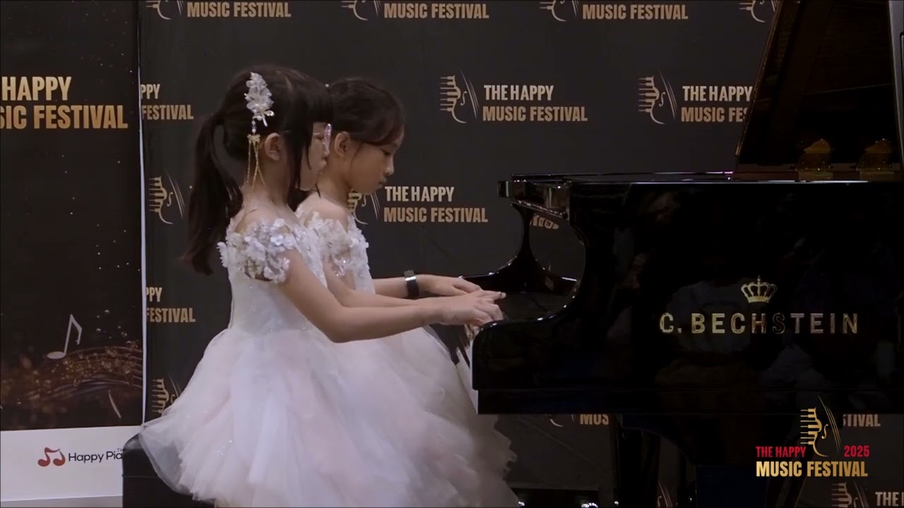 Sidewalk Cafe by William Gillock Piano Four Hands - The Happy Music Festival 2025