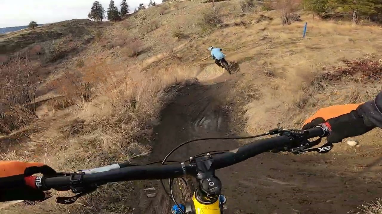 Knox Mountain Biking, Kelowna, BC.