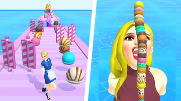 Ice cream balance 🍨👸🍦 NEW UPDATE!! All Levels Gameplay Trailer Android,ios New Game