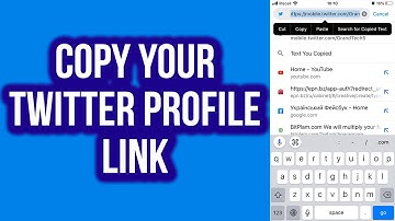 How To Copy Your Twitter Profile Link (iPhone/IOS Or Android Devices)