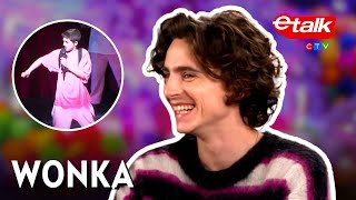 Timothée Chalamet’s viral high school performance inspired ‘Wonka’ role | Etalk Extended Interview