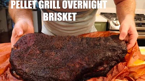 Overnight Brisket on a Pitboss Pellet Grill