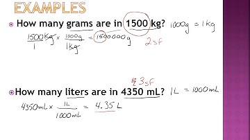 Chemistry Video - Dimensional Analysis, SI units,