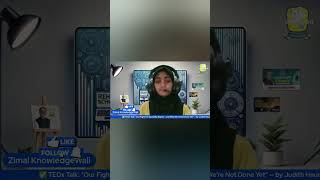 TEDx Talk no: 70 Talk by Zimal KnowledgeWali Student at Rehan School Korangi Campus Level 1