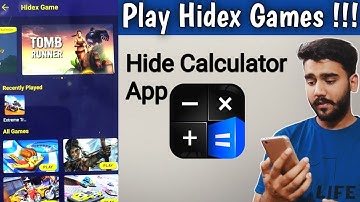 Hidex app - Hide calculator app | How to play games in Hidex app | Hidex game 2021