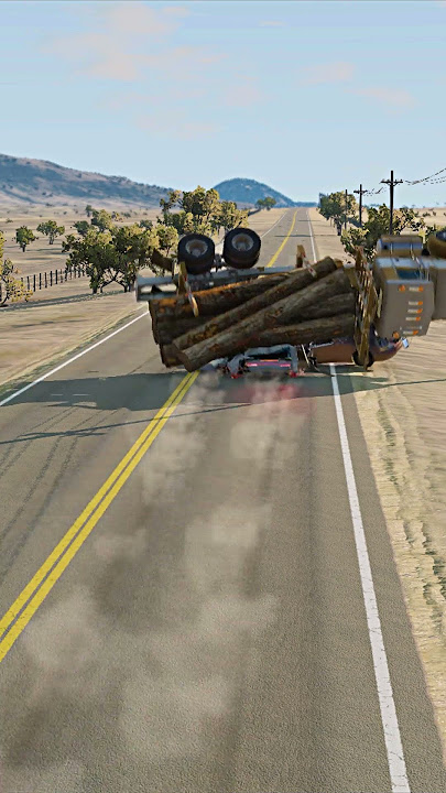 Realistic Highway Car Crashes #138