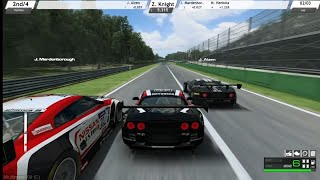 Raceroom Racing Experience - 2 Races - Corvette VS GTR - Monza Circuit (Zero)