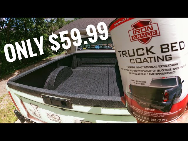 DIY Truck Bed Coating with Paint Roller 