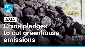 China pledges to cut greenhouse emissions for the first time • FRANCE 24 English