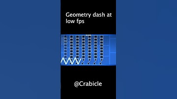 Geometry Dash is BROKEN at low fps #shorts #crabiclegd