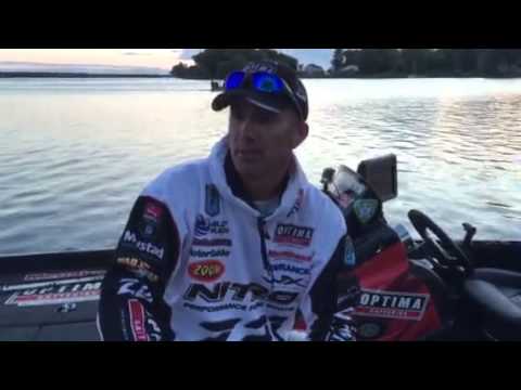 skeet reese jig worm rod Edwin Evers -Day 3 Leader