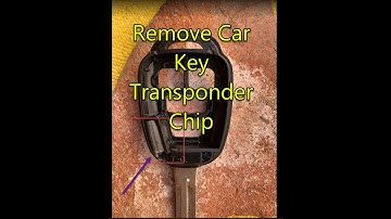 Remove & Transfer Toyota Car Key Transponder Chip without Cutting