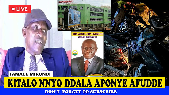 Kitalo Nnyo Ddala Apony Afudde 😭😭😭, July 7, 2023 ; Tamale Mirundi Today Latest