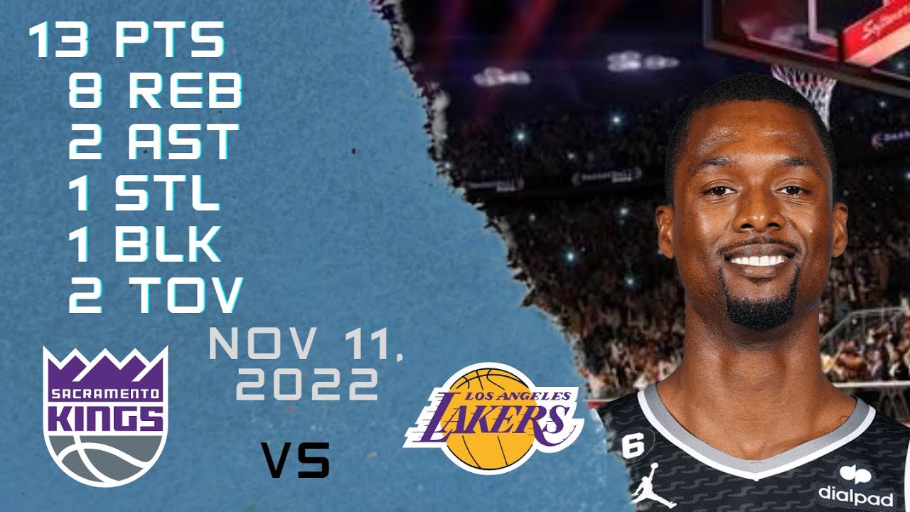 Harrison Barnes Highlights 11112022 KINGS vs LAKERS NBA REGULAR